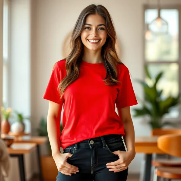 Women's Form Fitting T-Shirt - Image 2